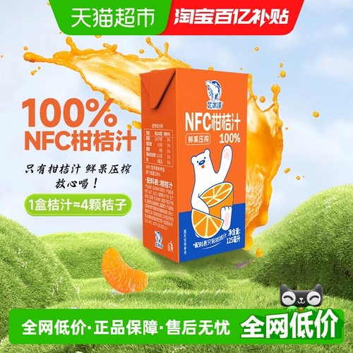 北冰洋100%NFC桔汁纯果汁