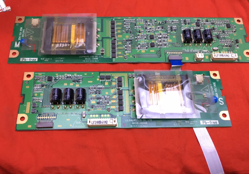 原装海信TLM3737D高压板LG 6632L-0199B D/0200B  LC370WX1