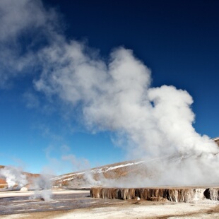 智利 阿塔卡马往返Geyser del Tatio间歇泉 骆驼 萨拉达湖一日游