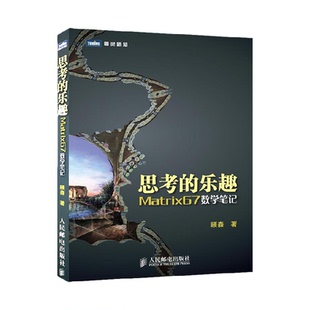 思考的乐趣Matrix 67数学笔记  顾森著 数学课外教 新华书店
