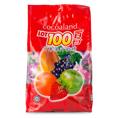 喜糖马来西亚进口lot100批发软糖