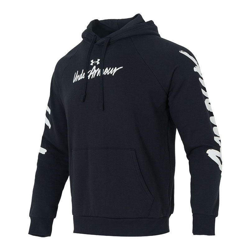 【自营】UA安德玛卫衣男装时尚潮流连帽运动服休闲训练透气套头衫
