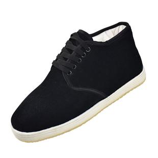 老北京棉鞋男士手工棉花棉鞋男款冬季加绒加厚老年人千层底棉布鞋