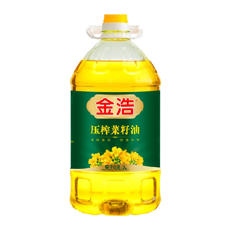 金浩压榨菜籽油5L金浩图片
