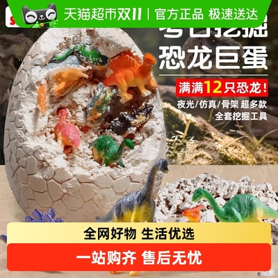 斯纳恩儿童考古挖掘玩具diy