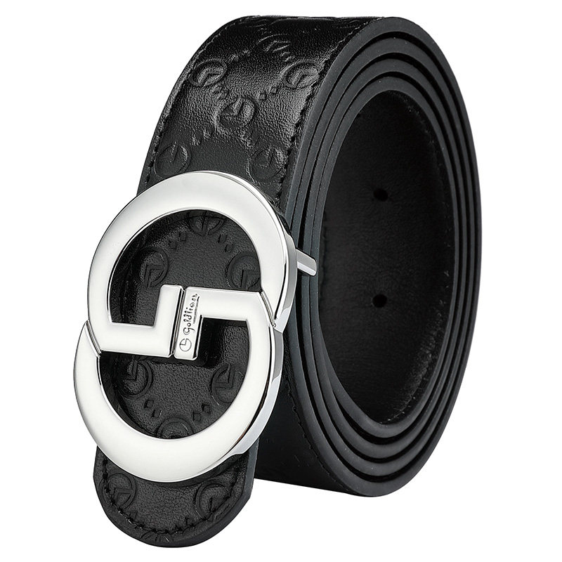 金利来2026新款时尚轻奢皮带男真皮牛皮板扣腰带简约休闲青年裤带