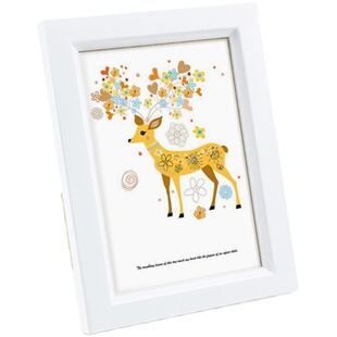 相框摆台5 6 7 8寸办公卧室创意简约婚礼挂墙定制做照片放大画框