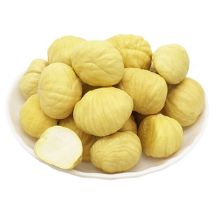 生板栗仁 新鲜现剥去皮去壳真空包装 江西甘栗野油粟子500g*2包邮