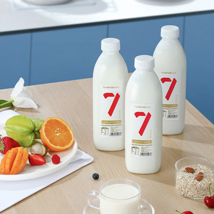 卡士酸奶007大瓶装 7种益生菌风味发酵乳 1kg家庭装