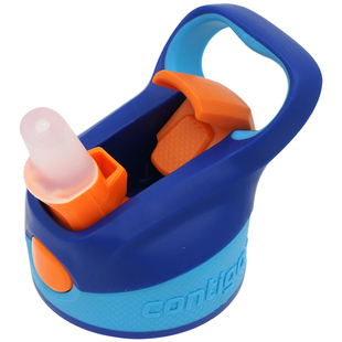 康迪克Contigo儿童吸管水杯子不锈钢保温杯盖子300ml美国原装进口