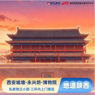 西安城墙(含骑行)+永兴坊(含体验)+博物院+小雁塔+书院门+唐乐宫