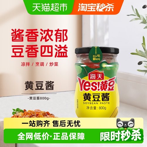 海天调味酱黄豆酱800g×1瓶