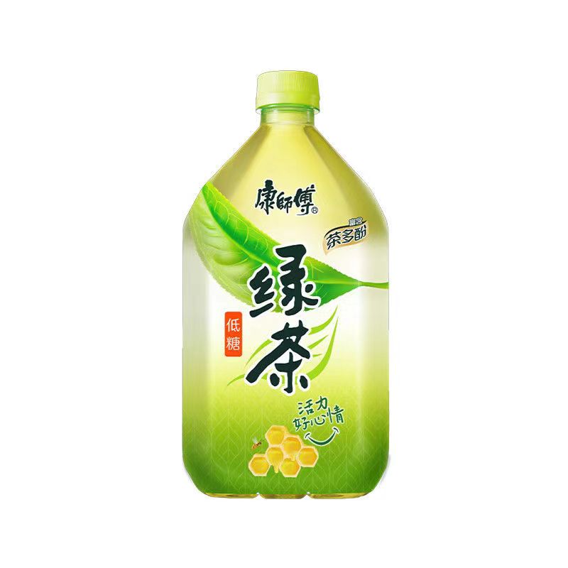 康师傅茶饮料绿茶1L装6瓶饮品整箱囤货茶饮料