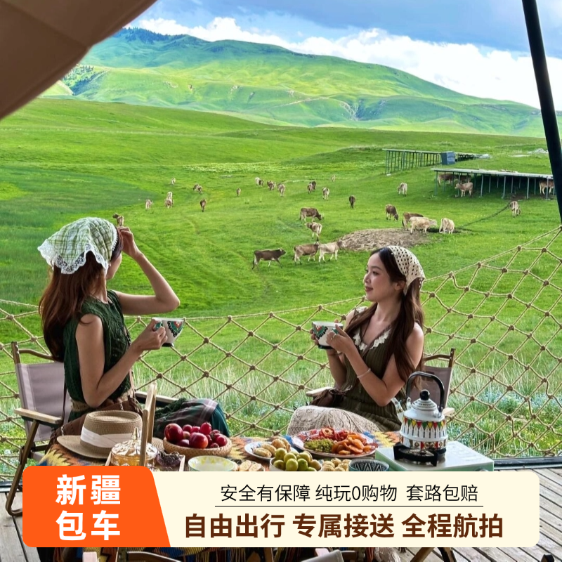 新疆旅游包车南北疆环线冬游冰雪喀纳斯禾木喀什盘龙古道伊犁塔县