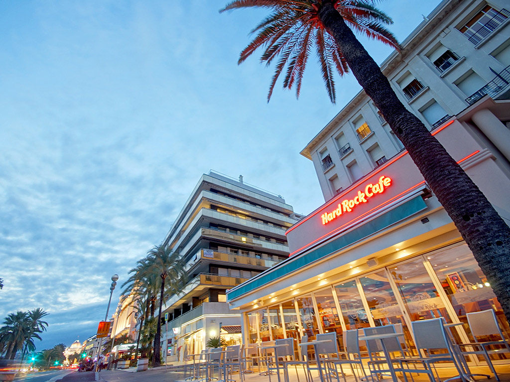 法国尼斯硬石餐厅hard rock cafe nice