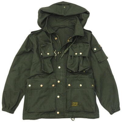 AK男装旗舰店 春季新款M-70多口袋机能男士夹克春装拉链纯棉外套