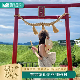 取消無損日本旅游4晚5日純玩私家團(tuán)伊豆鐮倉(cāng)東京自由送日本簽證