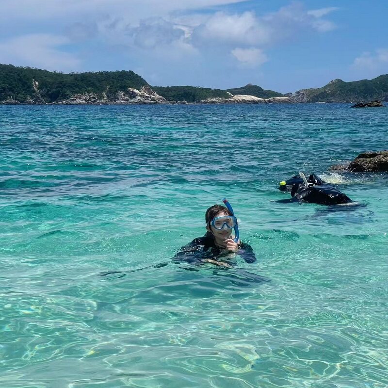 海水浴+浮潜