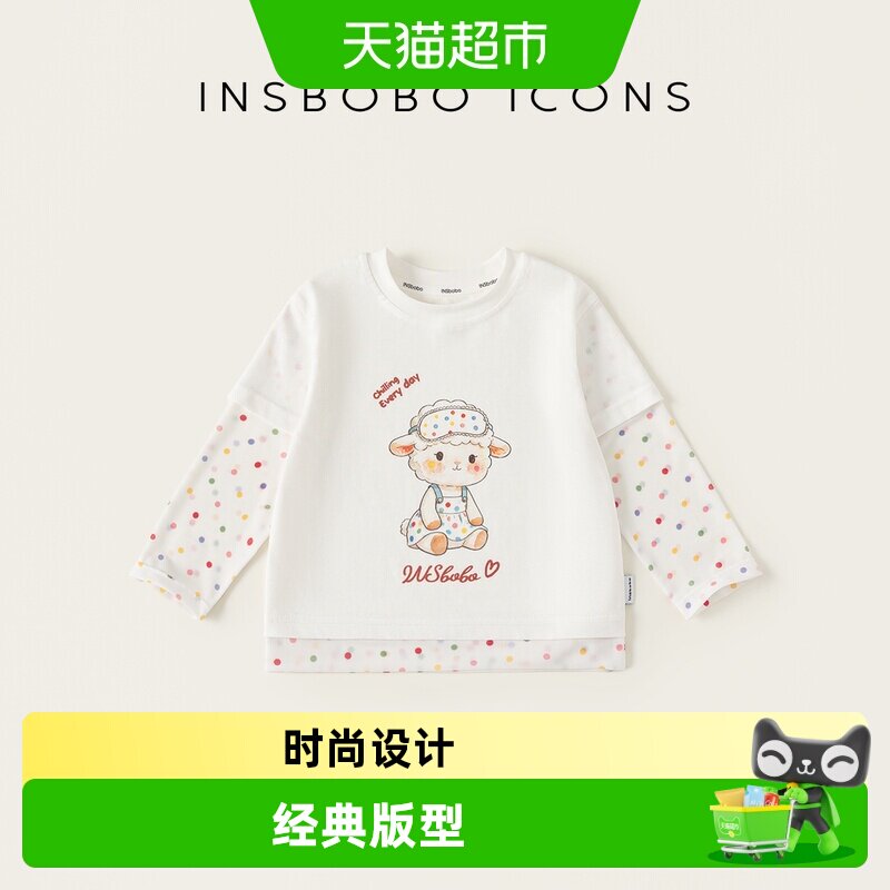INSbobo夏季新款薄款女童上衣图片