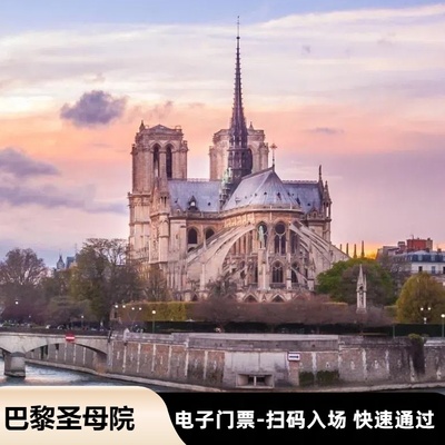 法国巴黎圣母院门票 代预约入场卢浮宫中文讲解一日/半日旅游参观