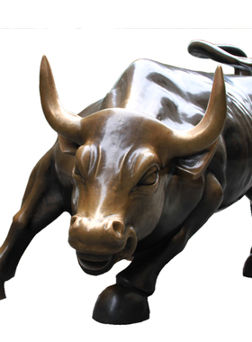 华尔街风定制斗牛主题厂家铸铜