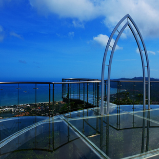 [亚龙湾热带天堂森林公园-门票+游览车+索桥]免费参观试婚房