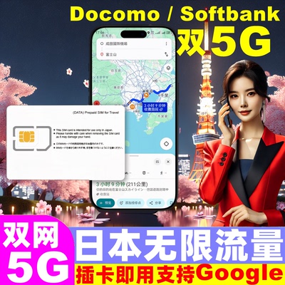 日本电话卡20GB