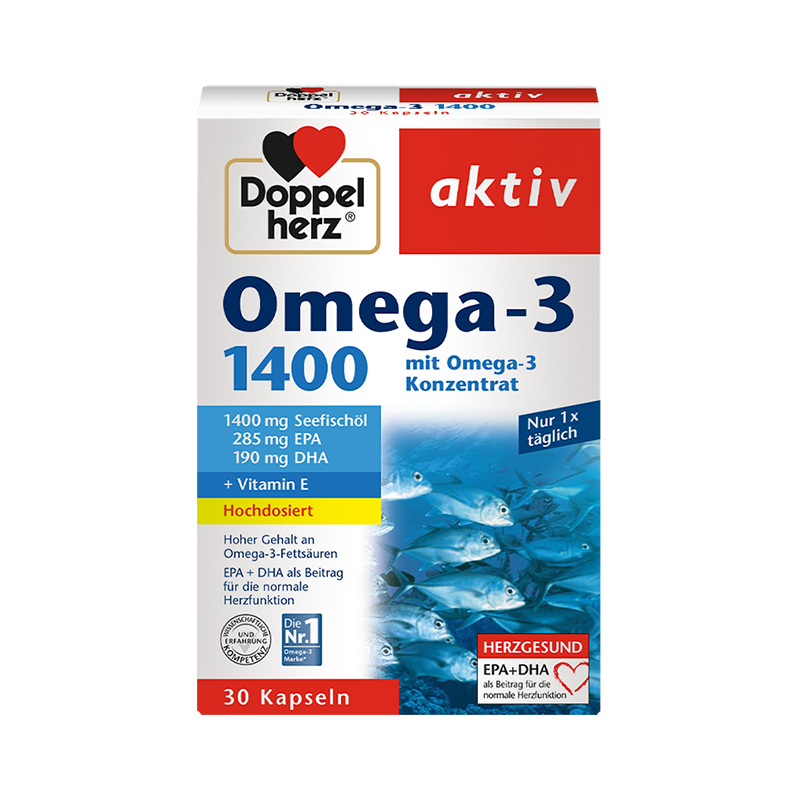 DoppelHerz深海鱼油软胶囊30粒