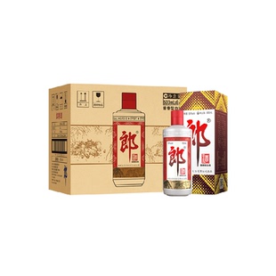 郎酒郎牌郎酒酱香型白酒53度500ml*6瓶整箱普郎原箱送礼