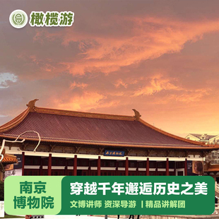 橄榄游 南京博物院讲解2小时深度人工专业导游讲解亲子精品小团