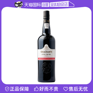 自营 葡萄牙格兰姆红宝石波特酒加强甜酒葡萄酒Graham Port