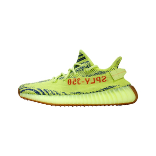 自营 Boost350V2B37572正品 Yeezy 男款 Adidas黄斑马椰子跑鞋