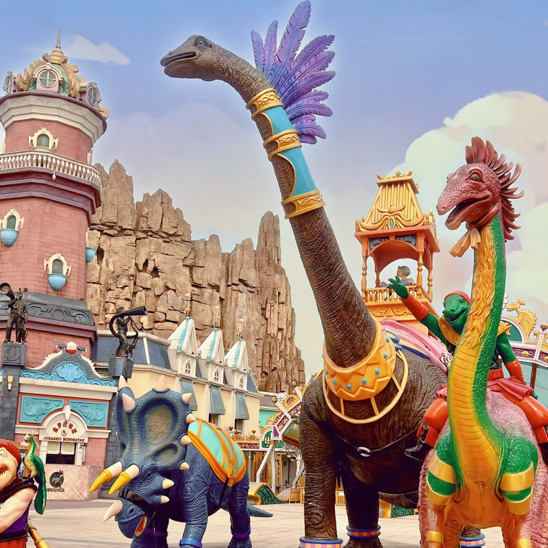 常州中华恐龙园2日不限次门票+2天1晚可选恐龙人俱乐部酒店/周边