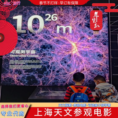 上海游玩 天文馆讲解独立营-玩转各展馆+天文科普+亲子探索私家团
