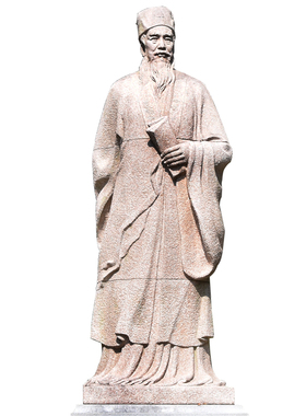 厂家玻璃钢历史公园绿地人物雕塑