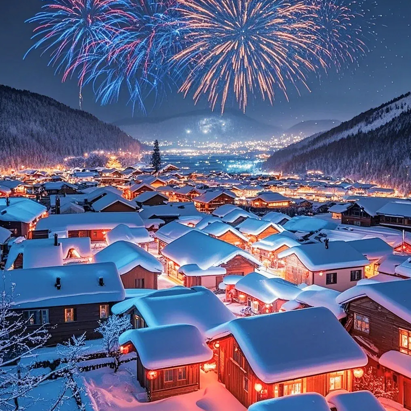 沈阳长白山雪乡哈尔滨7日游故宫大帅府雾凇滑雪镜泊湖冰雪大世界