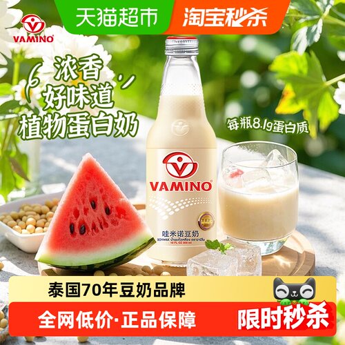哇米诺原味早餐奶豆奶300ml×6瓶