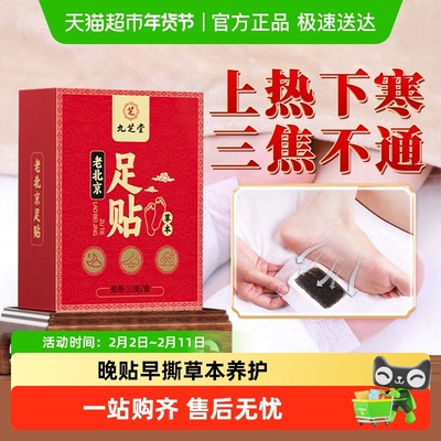 九芝堂老北京艾叶艾草足贴