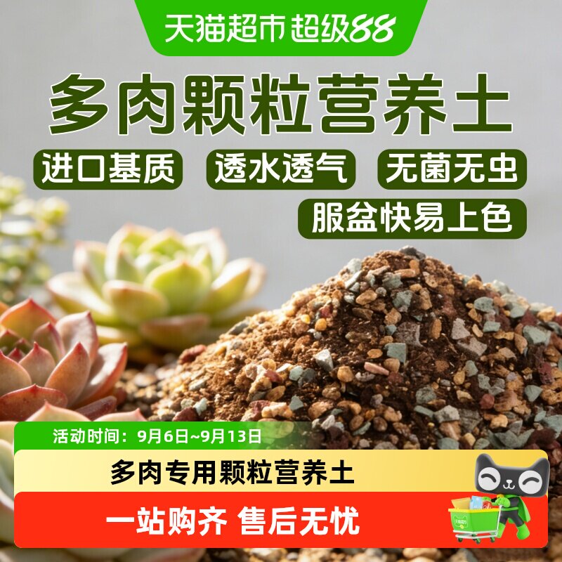 德沃多多肉营养土颗粒专用土壤种植多肉土泥炭养花通用铺面石包邮