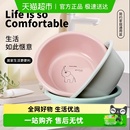 加厚洗脚盆洗脸盆塑料家用盆子洗衣服盆学生宿舍泡脚盆面盆 包邮