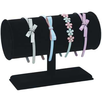 绒布头箍架展示架发箍收纳
