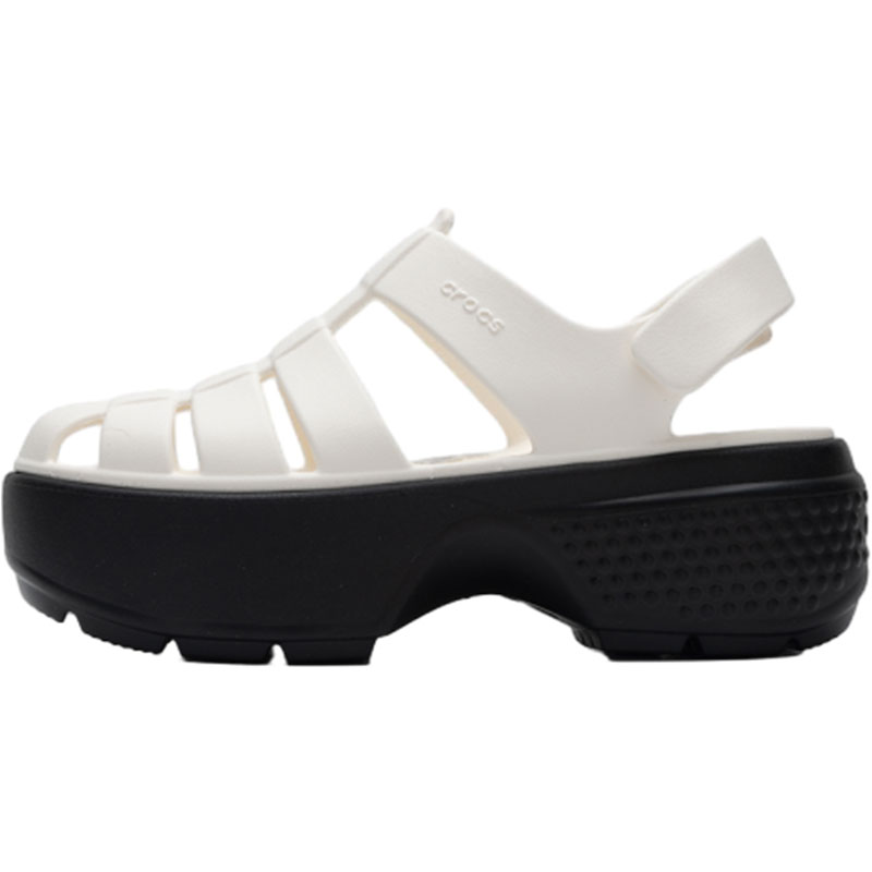【自营】Crocs卡骆驰男鞋女鞋透气舒适白色罗马鞋面户外沙滩凉鞋
