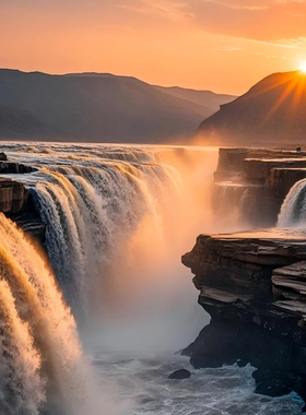 陕西黄河壶口瀑布+黄帝陵轩辕庙2日游【可选头等舱·三环上门接】