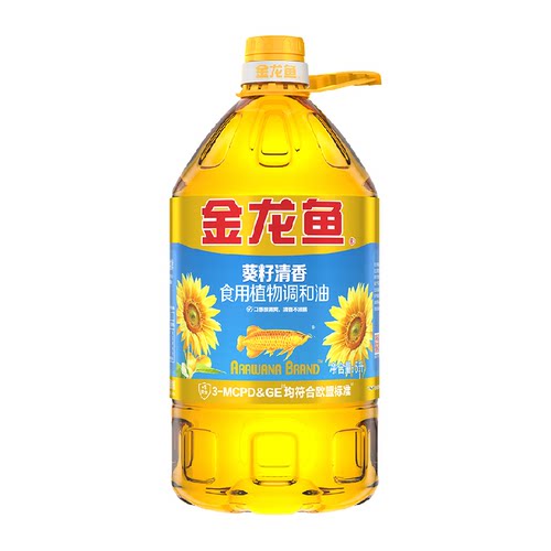 金龙鱼葵花籽油清淡清香5L