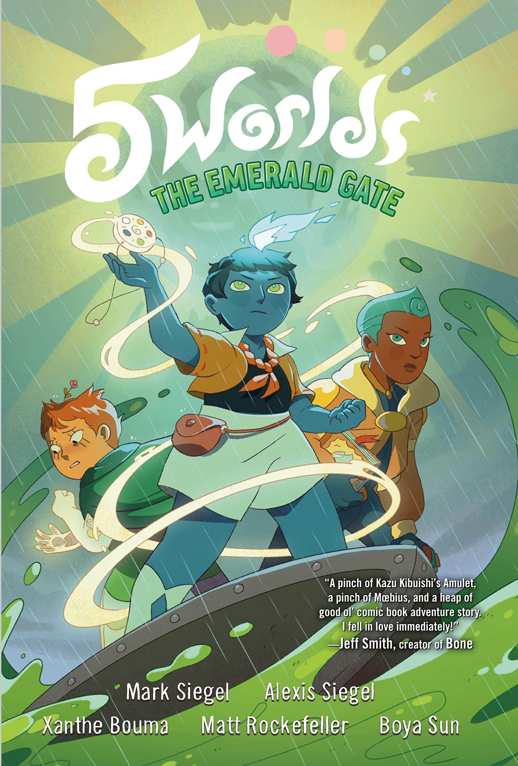 五个世界5 漫画 英文原版 5 worlds book 5: the emerald gate