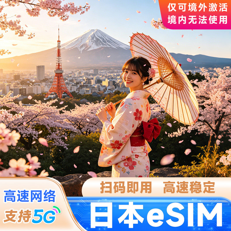 日本eSIM电话卡