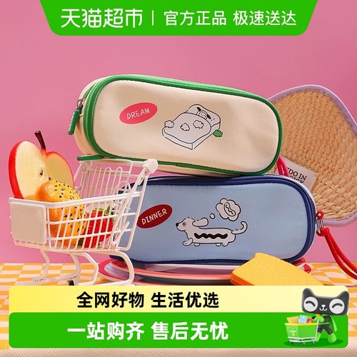 NEVER大容量笔袋设计感复古