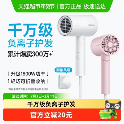 飞科大功率负离子速干护发吹风机