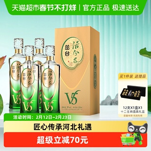 丛台 活分子(V5) 浓香型白酒 39度 500ml*4瓶整箱 纯粮酒 自饮送