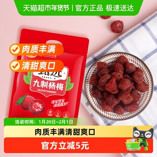 佳宝甄选九制杨梅酸甜蜜饯果脯408g话梅子儿童零食水果干推荐